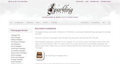 Desktop Screenshot of bollinger-champagne.sparklingdirect.co.uk