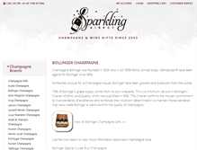 Tablet Screenshot of bollinger-champagne.sparklingdirect.co.uk
