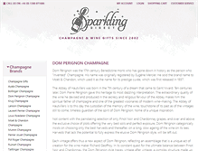 Tablet Screenshot of dom-perignon-champagne.sparklingdirect.co.uk